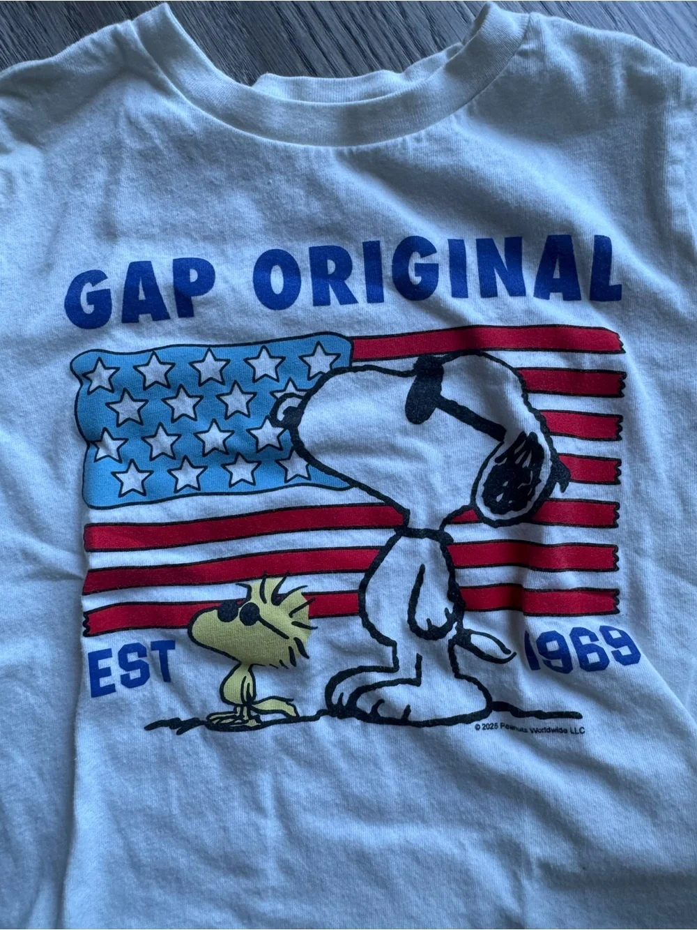 🇺🇸GAP Kids Peanuts & Snoopy Tee Size 4-5T